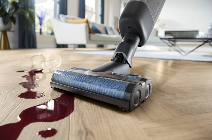 Philips Philips Nass-Trocken-Akkusauger AquaTrio Cordless 7000 Series, Saugen und Wischen in einem Zug, beutellos, XW7110/01 Беспроводной пылесос Philips для влажной и сухой уборки AquaTrio Cordless 7000 Series, уборка пылесосом и мытье полов за один раз