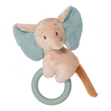 Nattou LUNA AXEL Beissring mit Silikone Axel elefant Прорезыватель для зубов LUNA AXEL с силиконовым слоником Axel