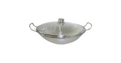Siemens Siemens Wok-Set HZ390090, 3-teilig edelstahl, O 36cm  edelstahl Набор вок Siemens HZ390090, 3 предмета, нержавеющая сталь, O 36см