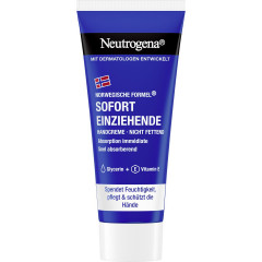 Neutrogena Norwegische Formel Sofort einziehende Handcreme Reisegroesse, 15 ml, Neutrogena Норвежская формула Быстровпитывающийся крем для сухой кожи рук, дорожный формат, 15 мл