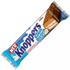 Knoppers KokosRiegel 5x40g Кнопперс Вафли с Кокосовой начинкой 5шт по 40гр, 1 упаковка