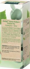 Kneipp Sauna Aufguss Frische Pur, 100 ml, Kneipp концентрат для сауны Frische Pur с эвкалиптом и берёзой, 100 мл