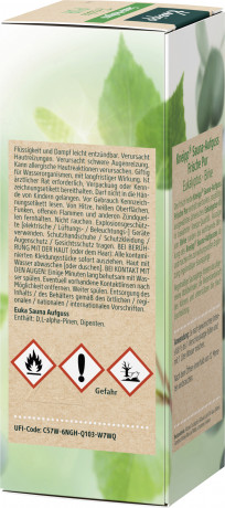 Kneipp Sauna Aufguss Frische Pur, 100 ml, Kneipp концентрат для сауны Frische Pur с эвкалиптом и берёзой, 100 мл