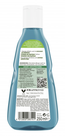 Guhl MEN Voll & Stark Kraeftigendes Shampoo, 250 ml, Guhl MEN укрепляющий мужской шампунь для тонких и редеющих волос с розмарином, хмелем и кофеином, 250 мл
