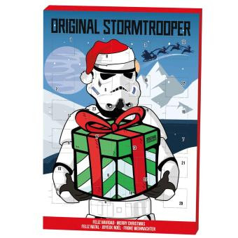 Stormtrooper Original Adventskalender, шоколадный адвент-календарь Star Wars Stormtrooper, 24 окошка, 75 г