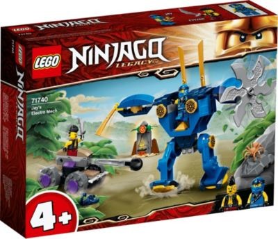 LEGO NINJAGO 2er Set: 30592 Mini-Donnerjager - Polybag + 71740 Jays Elektro-Mech NINJAGO Набор из 2 предметов: 30592 Mini Thunderfighter — полиэтиленовый пакет + 71740 Электромеханический робот Джея