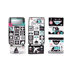 Vetaka Baby Stoffbucher mit Spiegel fur Kinder Детские книжки из ткани с зеркалом для детей