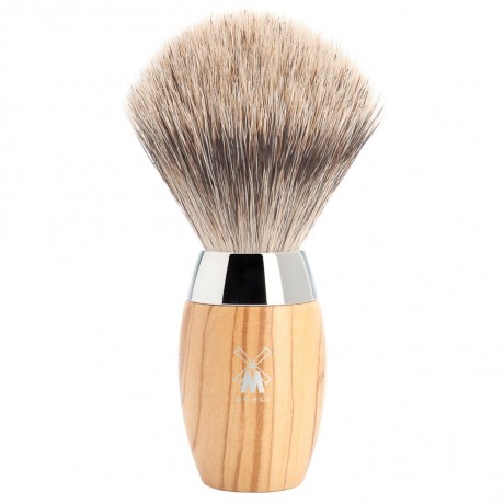 Muhle KOSMO Rasierpinsel feines Dachshaar Griff aus Olivenholz КОСМО помазок из тонкой барсучьей шерсти ручка из оливкового дерева