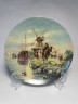 Furstenberg, Коллекционная Тарелка, ограниченный тираж, репродукция картины Герберта Изенберга "У ветряной мельницы", 19,5 см, Германия 1988г.
