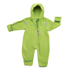 Hoppediz Overall aus Fleece Babyeinteiler grun Комбинезон из флиса детский цельнокроеный зеленый