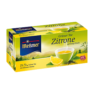 Messmer Зеленый чай с лимоном 44г, 25 пакетиков