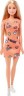 Mattel Chic Barbie Puppe im orangen Kleid mit Prints Шикарная кукла Барби в оранжевом платье с принтами