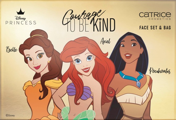 Catrice Disney Princess Face Set&Bag , Катрис Принцессы Диснея НАБОР для ухода за лицом: сыворотка+маска+массажный роллер, Лимитированная коллекция, Германия 