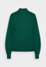 Tommy Hilfiger PUFF SLEEVE MOCK-NECK SWEATER Jumper prep green СВИТЕР С ПЛОСКИМ РУКАВОМ И ВЫРЕЗОМ Джемперы подготовка зеленый