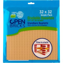 Open Bricks Baseplate 32x32 sand (1) Опорная плита 32x32 песок (1)