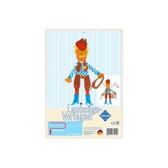 Pebaro Laubsagevorlage Cowboy Шаблон ковбойской лепнины