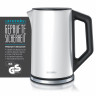 Arendo Arendo Wasserkocher, 1,5 l, 2200 W, Edelstahl, Doppelwand, Temperatureinstellung 40° 100 °C mit Anzeige, Summer |LED-Display |Doppelwandig |Interne Fullstandsanzeige vulkangrau Чайник Arendo, 1,5 л, 2200 Вт, нержавеющая сталь, с двойными стенками,