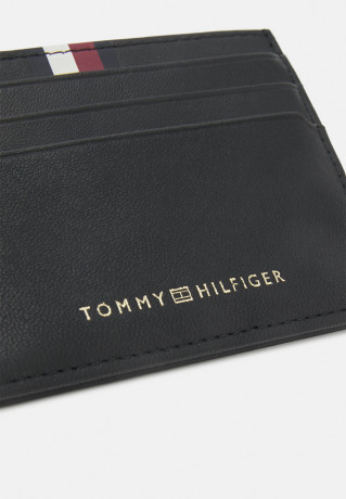 Tommy Hilfiger LEA HOLDER UNISEX Wallet black LEA HOLDER UNISEX Бумажник черный
