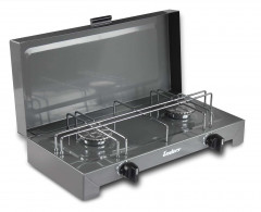 Enders Enders Gaskocher Canberra 2, (Set, inkl. Anschlussschlauch), 2 x 2,3 kW Brenner, B 43 x T 26 x H 10 cm  Газовая плита Enders Canberra 2, (комплект, включая соединительный шланг), 2 горелки по 2,3 кВт, Ш 43 x Г 26 x В 10 см