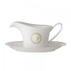 Rosenthal meets Versace Rosenthal Versace Ikarus Medaillon Meandre d?Or Sauciere 0,55 l Соусник Rosenthal Versace Ikarus M?daillon M?andre d&quot;Or 0,55 л