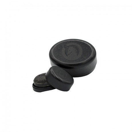 Spavivent Seifendose Flussigholz samtschwarz klein  Мыльница из жидкого дерева бархатная черная маленькая