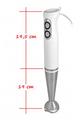 QUIGG QUIGG Stabmixer Stabmixer SET 500W Edelstahl Purierstab Mixer Handmixer, 500,00 W, Stufenlose Geschwindigkeitskontrolle am Kopf des Gerates  Ручной блендер QUIGG ручной блендер SET 500 Вт, миксер со очищающим стержнем из нержавеющей стали, ручной ми