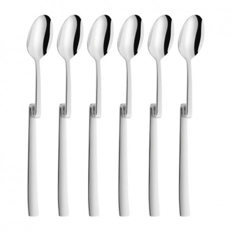 Zwilling Zwilling Dinner Edelstahl 18/10 Latte-Macchiato Loffel Set 6-tlg. 21 cm Набор ложек Zwilling Dinner из нержавеющей стали 18/10 для латте макиато, 6 предм. 21 см