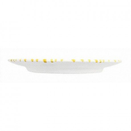 Gmundner Keramik Gmundner Keramik Gelbgeflammt Speiseteller Cup d: 25 cm / h: 2,8 cm Gmundner керамическая желтая чашка с пламенем для обеденной тарелки d: 25 см / высота: 2,8 см