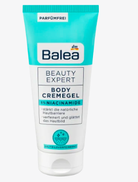 Balea Bodylotion Beauty Expert Cremegel 5% Niacinamide Балеа Укрепляющий Лосьон крем-гель для тела с 5% ниацинамидом, 200 мл