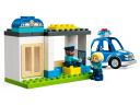 Lego Polizeistation mit Hubschrauber Полицейский участок с вертолетом