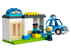 Lego Polizeistation mit Hubschrauber Полицейский участок с вертолетом