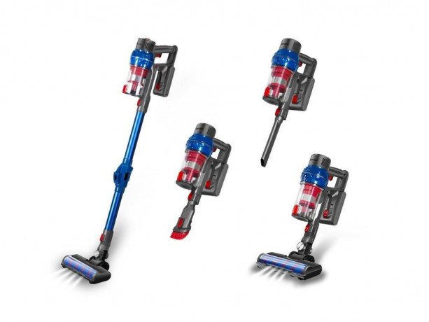 SWISS PRO+ SWISS PRO+ Akku-Bodenstaubsauger Flexibler Staubsauger Beutellos 250W LED Holzboden Teppiche Tierhaare, 250,00 W  SWISS PRO+ Беспроводной пылесос с канистрой Гибкий пылесос без мешка 250 Вт со светодиодной подсветкой Деревянные напольные ковры 