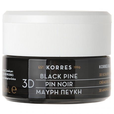 Korres (Коррес) natural products Black Pine 3D Tagescreme Gesichtscreme  Feuchtigkeit, 40 мл