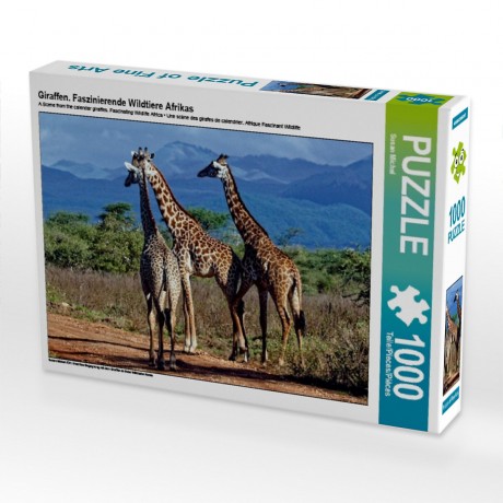 CALVENDO Puzzle CALVENDO Puzzle Giraffen. Faszinierende Wildtiere Afrikas Пазл CALVENDO Пазл жирафы. Завораживающая дикая природа Африки