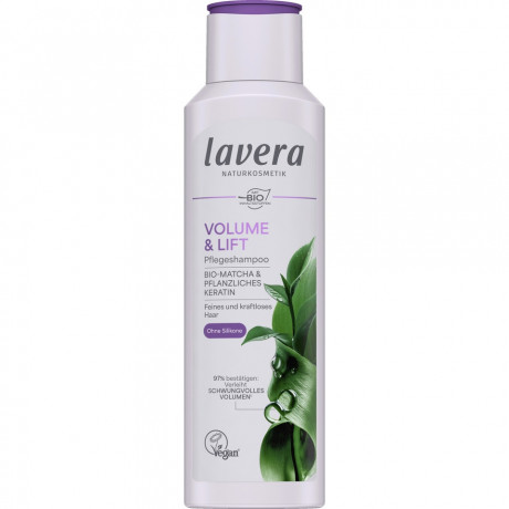 LAVERA Pflegeshampoo Volume & Lift, 250 ml, Лавера Шампунь для объема волос, био-мальва и жемчужный экстракт, 250 мл