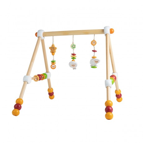 bieco Spiele Trapez Schaf Spielbogen Baby Holz Spielebogen Baby Gym Activity Center Spielbogen Игры трапеция овцы играют в арку детская деревянная игровая арка детский тренажерный зал игровой центр игровая арка