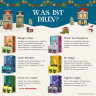 Cupper Adventskalender 2026 24 Tassen Teegenuss, Cupper Чайный Адвент-календарь 2026 с органическим чаем, 24 пакетика, 12 вкусов, 96 г