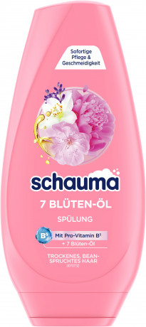 Schauma Spuelung 7 Blueten-Oel, 250 ml, Schauma питательный кондиционер 7 Blueten-Oel с комплексом семи цветочных масел и провитамином B5, 250 мл