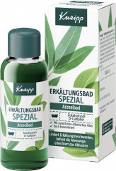 Kneipp Erkaeltungsbad Spezial, 100 ml, Kneipp лекарственная добавка для ванны Erkaeltungsbad Spezial с эвкалиптовым маслом и камфорой, 100 мл