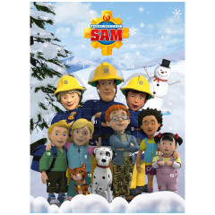 Feuerwehrmann Sam Adventskalender, Fireman Sam шоколадный адвент-календарь 2026 «Пожарный Сэм» с 24 фигурками из молочного шоколада, 75 г
