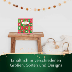 Lindt Frohes Fest Mini Tisch Adventskalender, настольный шоколадный адвент-календарь Счастливого праздника, 115 г