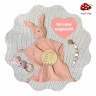 Angels Baby Baby Geschenkset mit Schnullerkette und Schnuffeltuch 4 teilig Детский подарочный набор с цепочкой для пустышки и одеялом