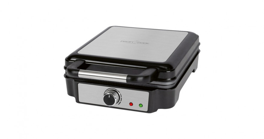 ProfiCook ProfiCook Waffelautomat PC-WA 1241, Waffeleisen schwarz/edelstahl, 1.200 Watt schwarz/edelstahl Вафельница ProfiCook PC-WA 1241, вафельница черная/нержавеющая сталь, 1200 Вт