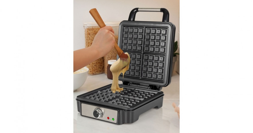 ProfiCook ProfiCook Waffelautomat PC-WA 1241, Waffeleisen schwarz/edelstahl, 1.200 Watt schwarz/edelstahl Вафельница ProfiCook PC-WA 1241, вафельница черная/нержавеющая сталь, 1200 Вт
