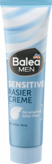 Balea MEN Rasiercreme Sensitive, 100 ml, Крем Sensitive для бережного бритья с алоэ вера и пантенолом, 100 мл