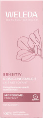 WELEDA Sensitiv Reinigungsmilch, 75 ml, Очищающее молочко Sensitiv с миндальным маслом для чувствительной кожи, без отдушки, 75 мл