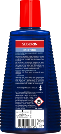 Seborin Haarwasser Hair Tonic Себорин Тоник для волос для укрепления и восстановления, 300 мл