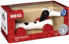 BRIO Holz Nachzieh-Tier Dalmatiner Деревянное животное-далматинец