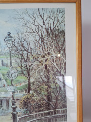 Georges B. Картина в раме "Парижский собор", 41.5см x 32см, 1970-80гг.