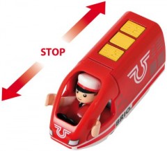 BRIO Roter Akku-Reisezug Пассажирский поезд с красной батареей